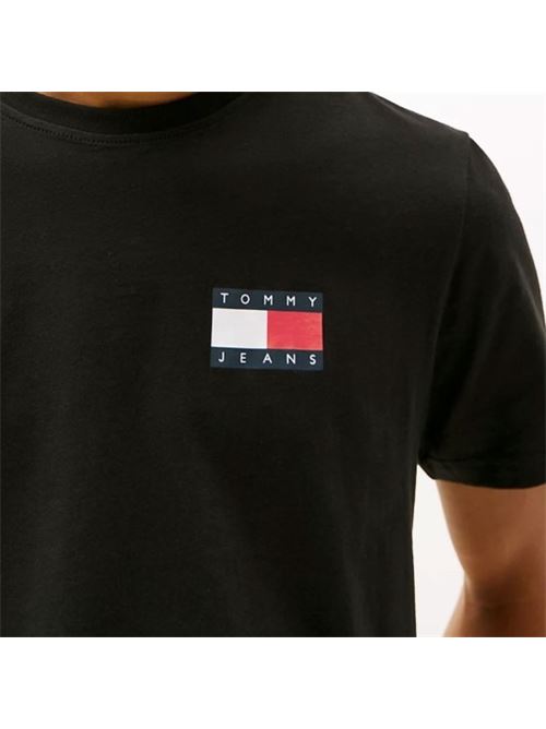 TJM SLIM ESSENTIAL FLAG TEE EXT TOMMY JEANS | DM0DM20740/BDS